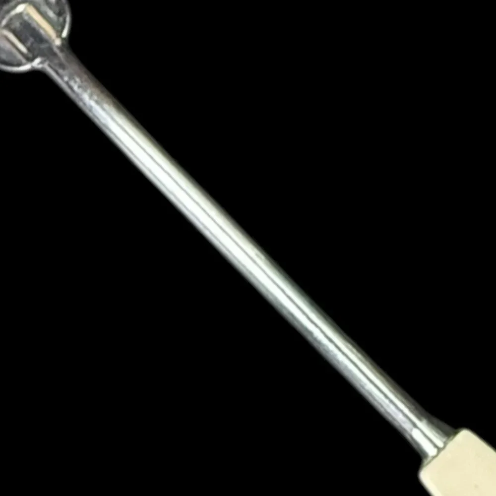 Vtg Ekco Two‎ Prong Meat Carving Fork Nylon Plastic Handle
